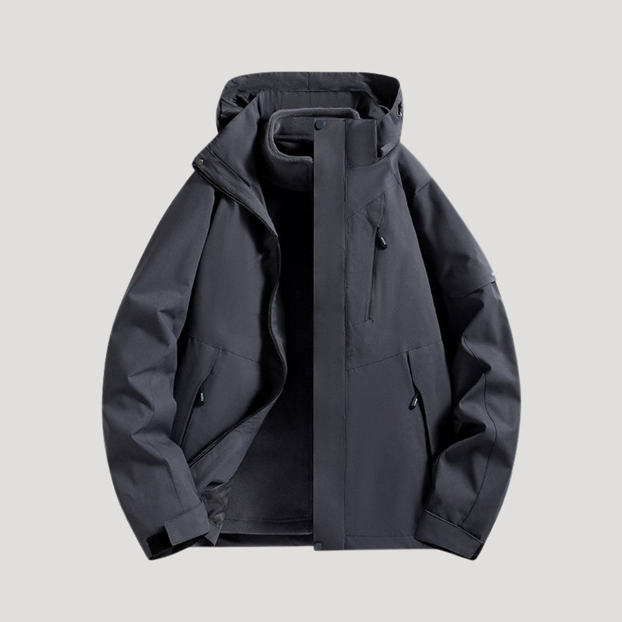 Women's Waterproof Windbreaker | Edith in Black - Juana Fashion