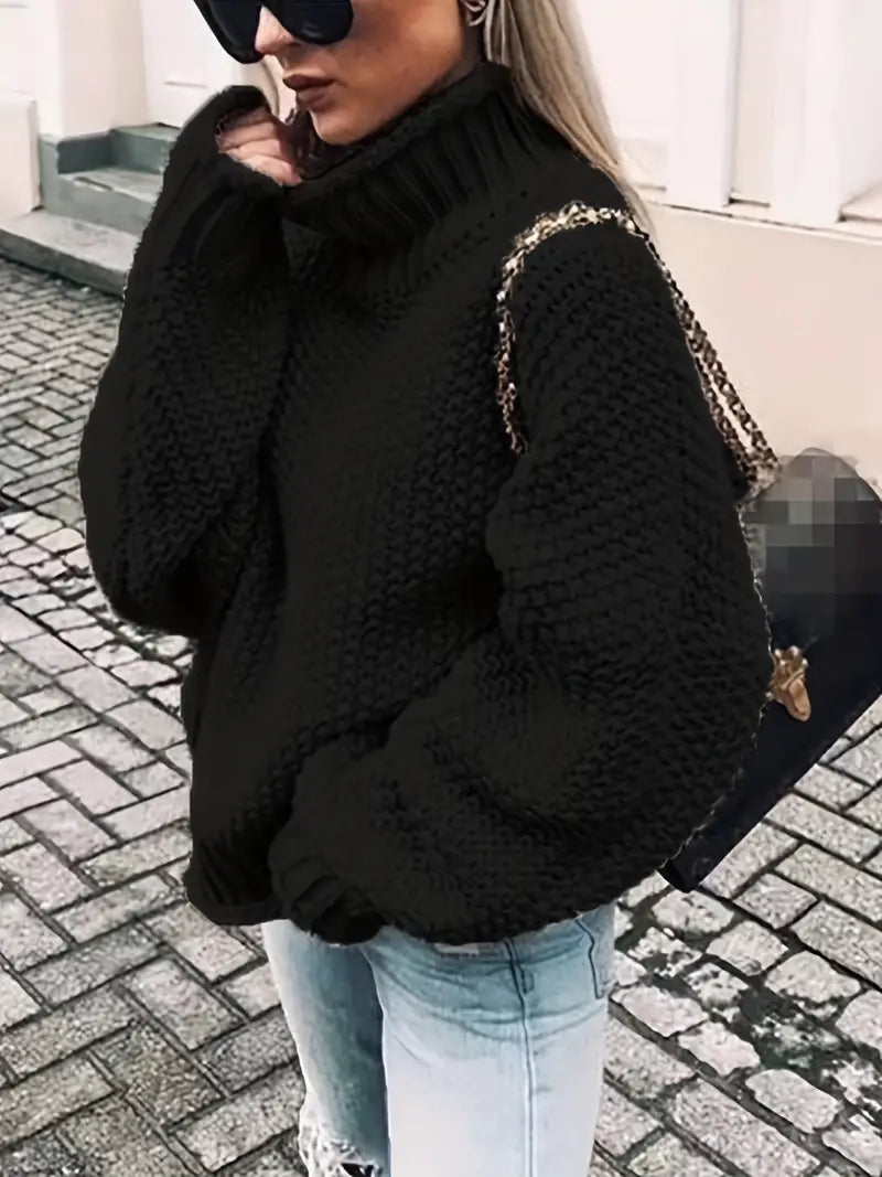 Women's Turtleneck Sweater — View 3