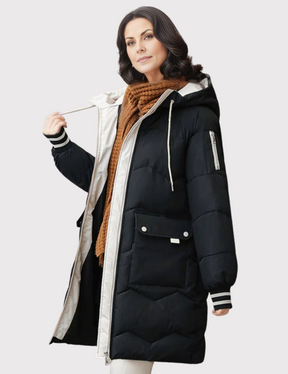 Women's Hooded Parka Coat — View 1