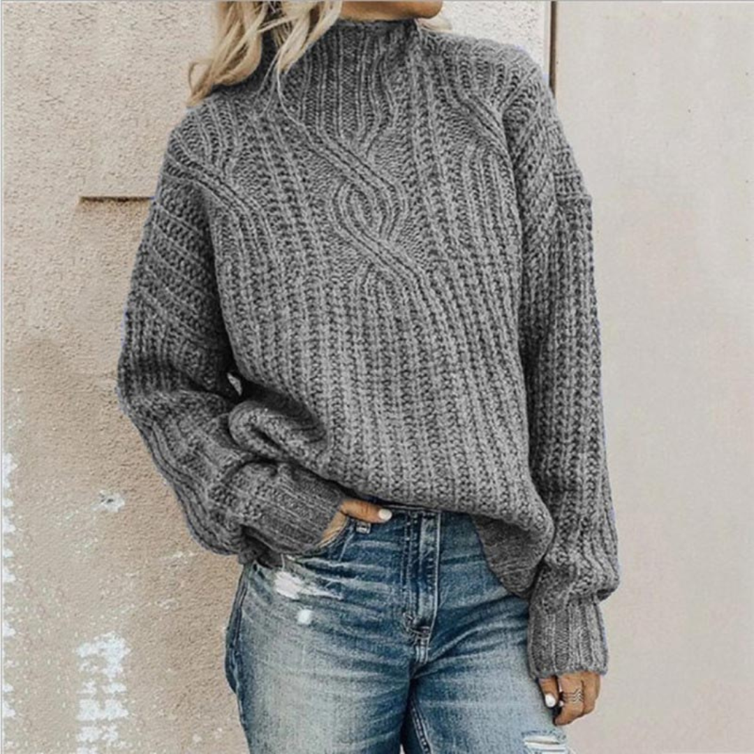 Women's Turtleneck Sweater — View 3