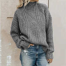 Women's Turtleneck Sweater — View 3