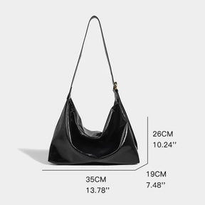 Women's Faux Leather Hobo Shoulder Bag by Juana Fashion