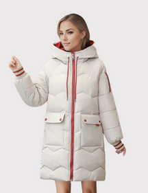 Women's Hooded Parka Coat — View 8