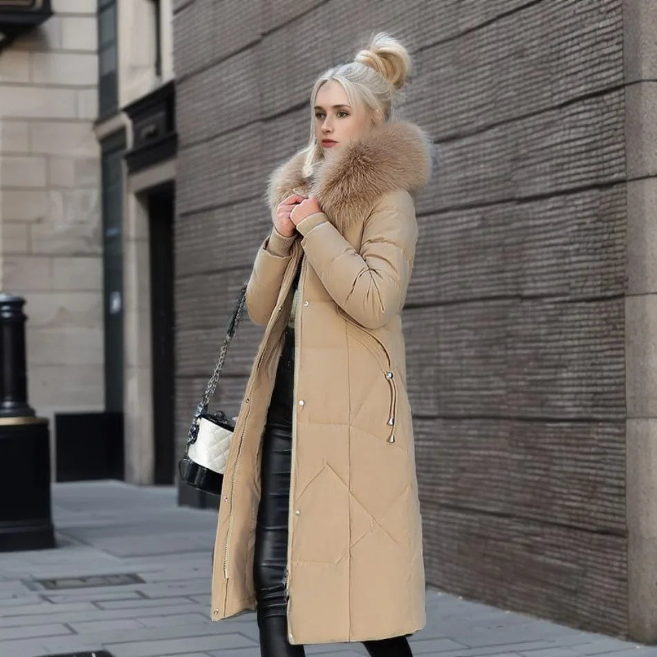 Women's Hooded Longline Coat — View 19