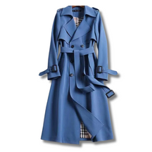 Women's Classic Belted Trench Coat | Amira in Khaki - Juana Fashion