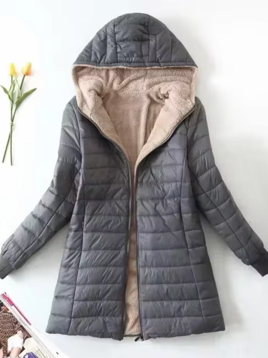 Women's Hooded Teddy Coat — View 2