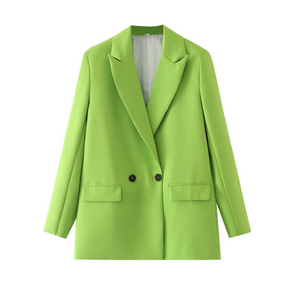 Women's Double Breasted Blazer — View 2