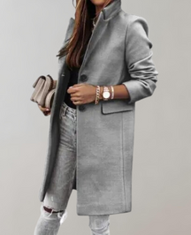 Women's Long Sleeve Coat — View 3