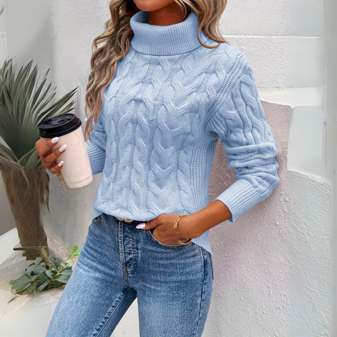 Women's Turtleneck Sweater — View 1
