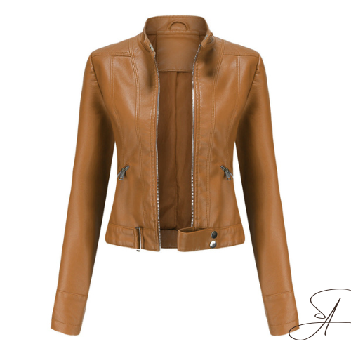 Women's Faux Leather Jacket — View 2