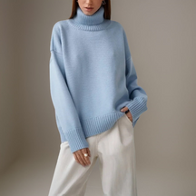Women's Turtleneck Sweater — View 4