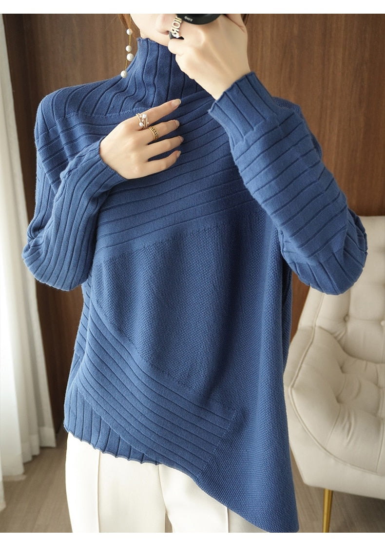 Women's Turtleneck Sweater — View 4