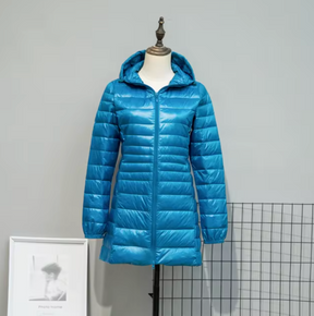 Women's Hooded Puffer Coat — View 2