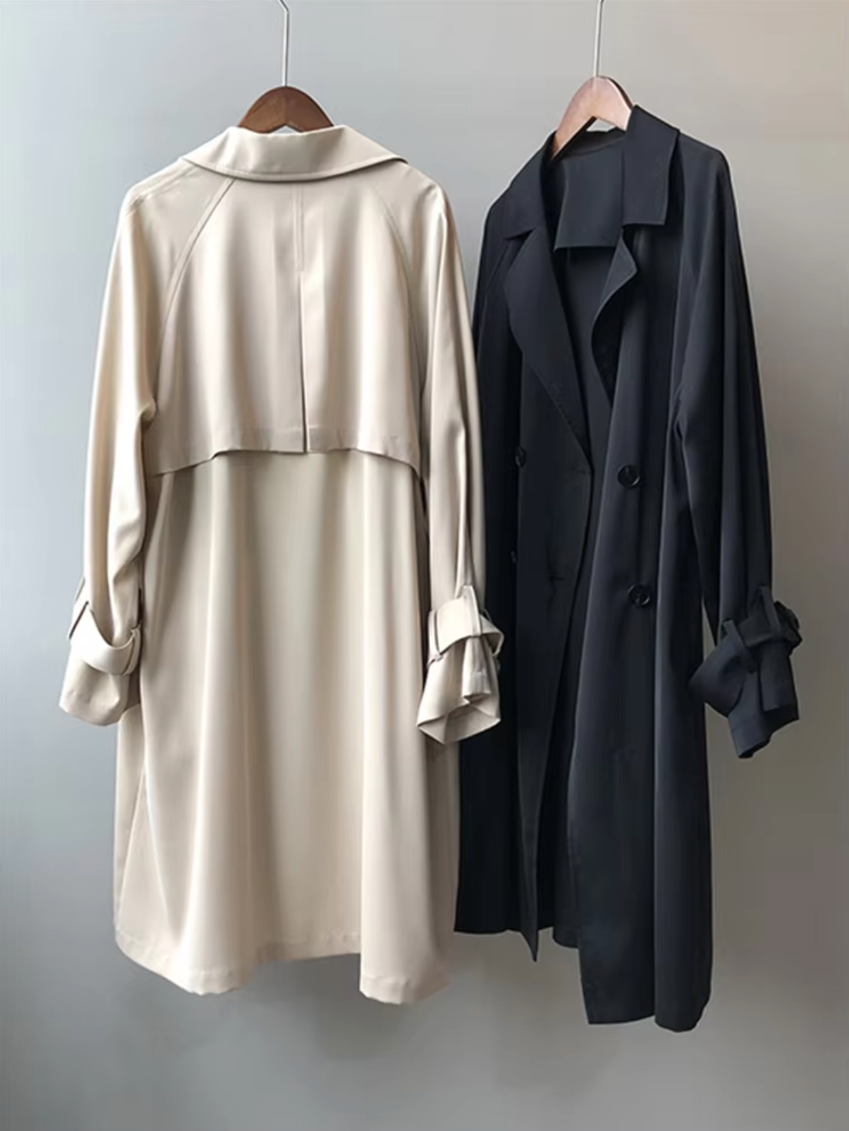 Women's Midi Longline Trench Coat — View 3