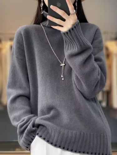 Women's Turtleneck Sweater — View 2