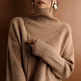 Women's Cashmere Turtleneck Sweater — View 1