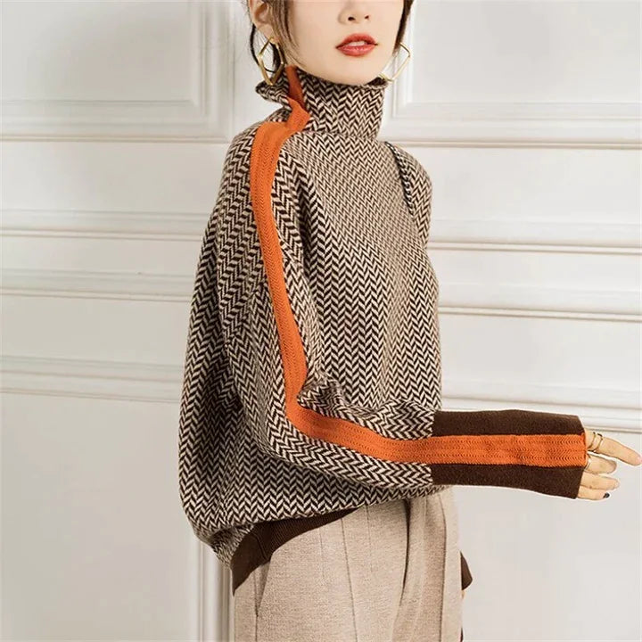 Women's Turtleneck Sweater — View 4