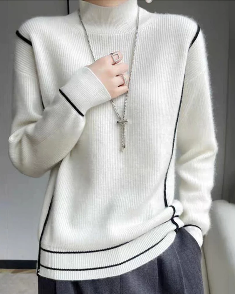 Women's Turtleneck Sweater — View 7