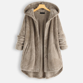 Women's Hooded Reversible Fleece Jacket — View 4