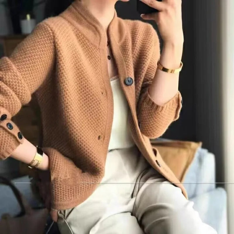 Women's Cashmere Turtleneck Sweater — View 2