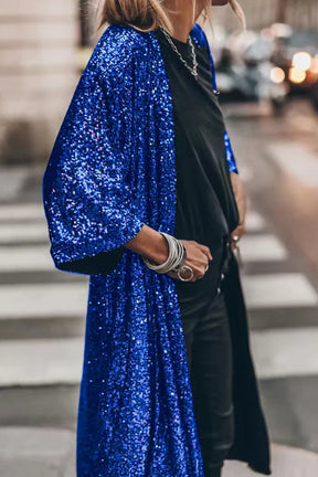 Women's Sequin Detail Cardigan — View 6