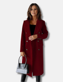 Women's Wool Double Breasted Jacket — View 3