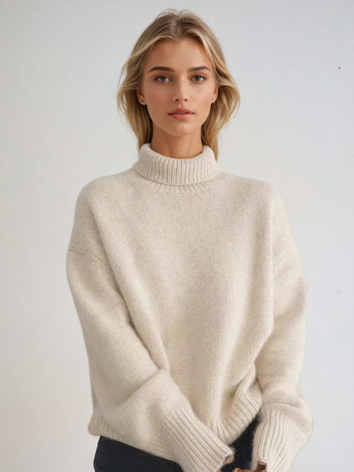 Women's Turtleneck Sweater — View 1