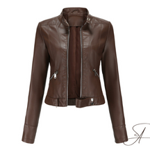 Women's Faux Leather Jacket — View 3