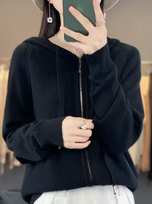 Women's Hooded Cardigan — View 3