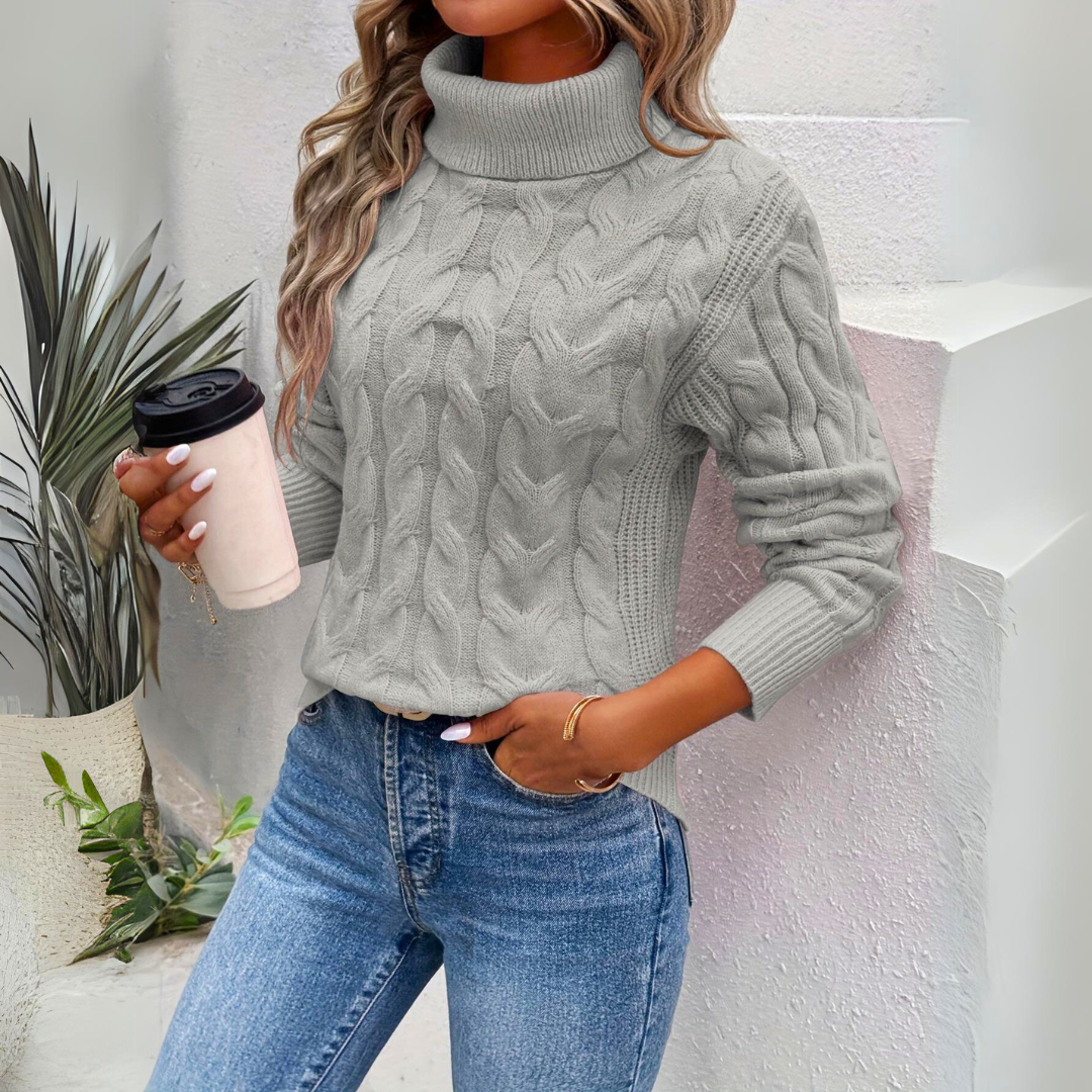 Women's Turtleneck Sweater — View 2