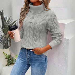 Women's Turtleneck Sweater — View 2