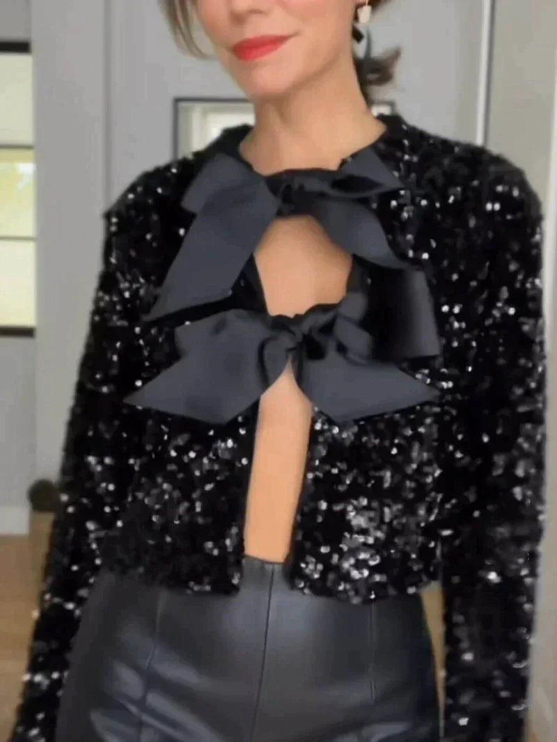 Women's Sequin Detail Jacket — View 6