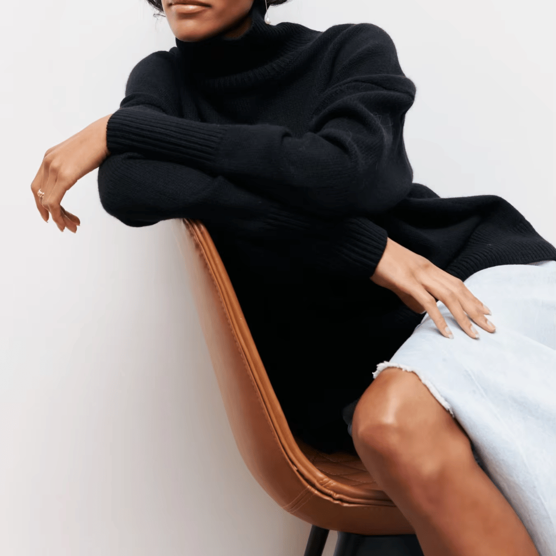 Women's Turtleneck Sweater — View 10