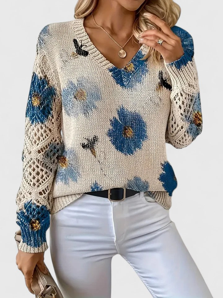 Women's Dressy Cardigan | Liza in Blue - Juana Fashion