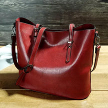 Women's Everyday Crossbody Tote Bag in Red by Juana Fashion