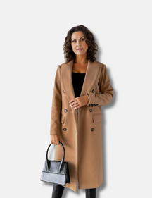 Women's Wool Double Breasted Jacket — View 5