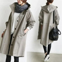 Women's Hooded Trench Coat — View 6