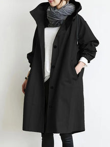 Women's Hooded Trench Coat — View 5