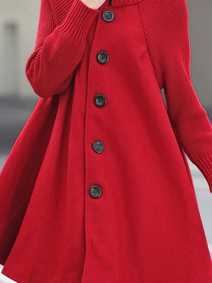 Women's Oversized Plus Size Coat — View 15
