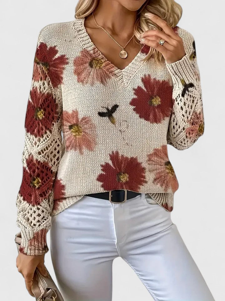 Women's Dressy Cardigan | Liza in Red - Juana Fashion