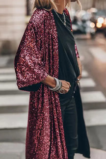 Women's Sequin Detail Cardigan — View 1