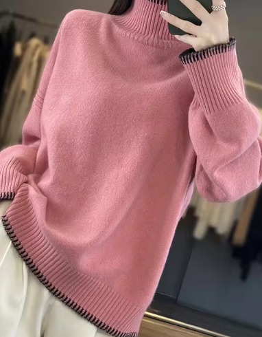 Women's Turtleneck Sweater — View 4