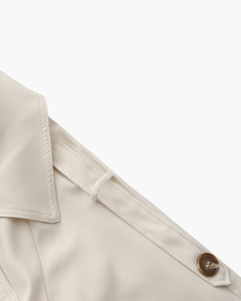 Women's Classic Trench Coat | Heritage in Beige - Juana Fashion