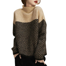 Women's Wool Turtleneck Sweater — View 5