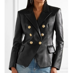 Women's Double Breasted Blazer — View 4