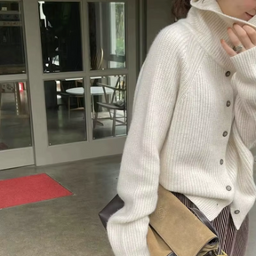 Women's Cashmere Turtleneck Sweater — View 3