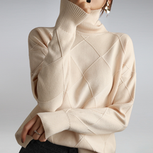 Women's Turtleneck Sweater — View 9