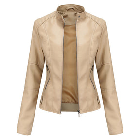 Women's Leather Look Jacket — View 5