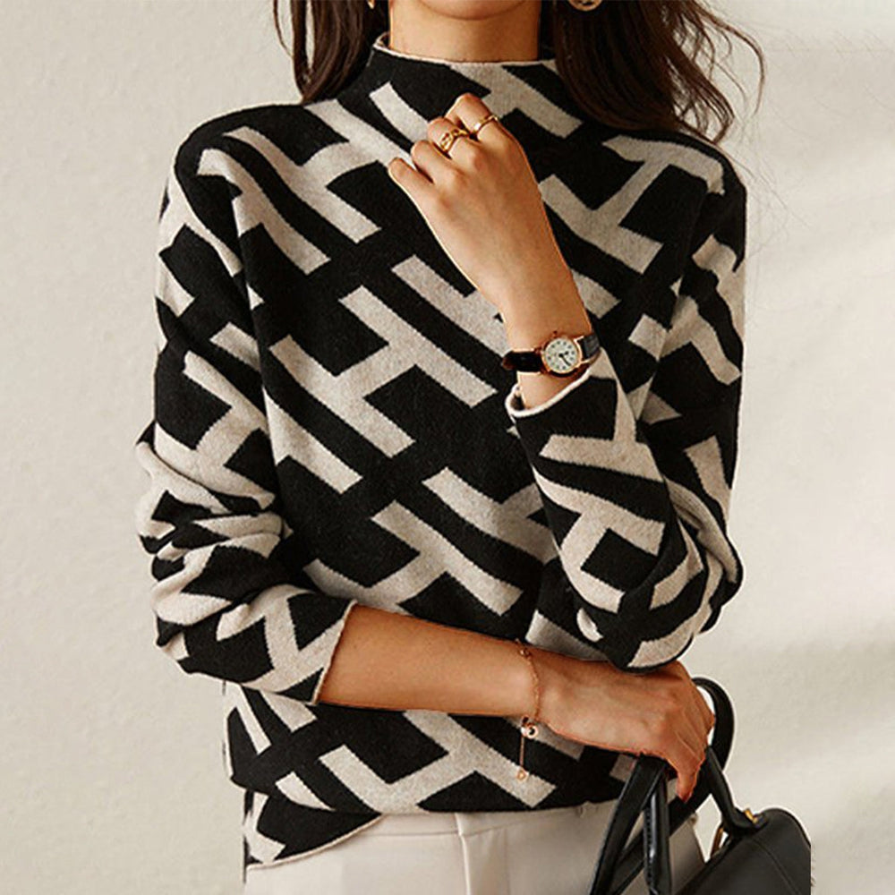 Women's Turtleneck Sweater — View 3