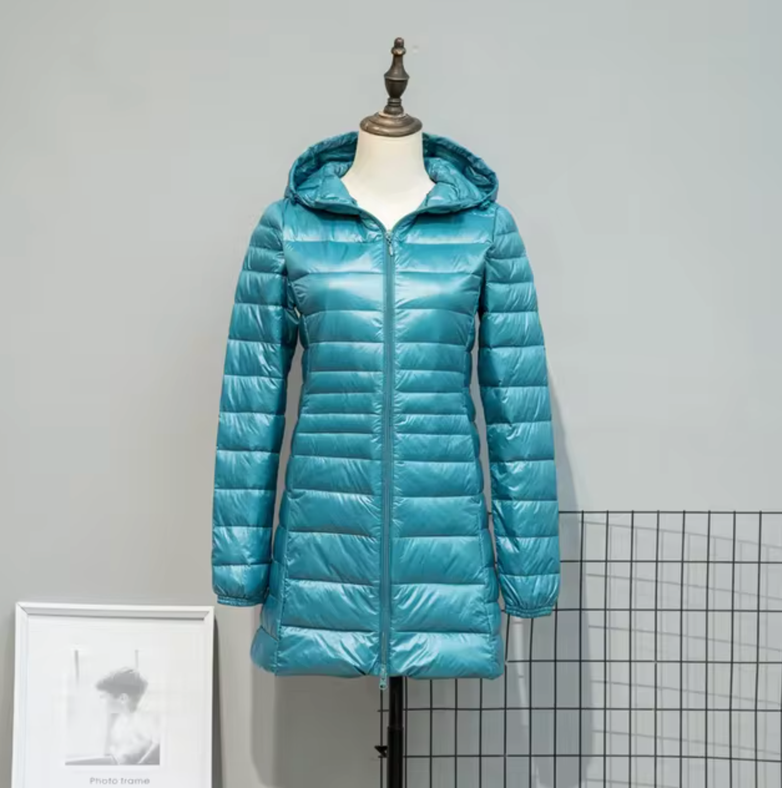 Women's Hooded Puffer Coat — View 4